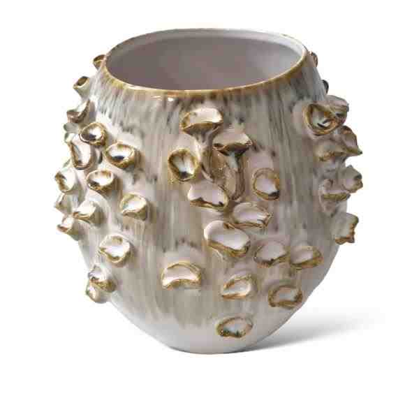 VASO RELEVO DE CORAL MESCLADO