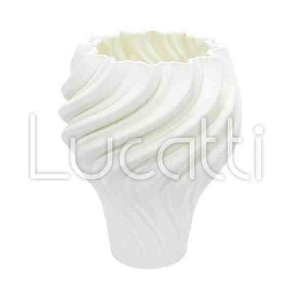 VASO EM CERAMICA BRANCO