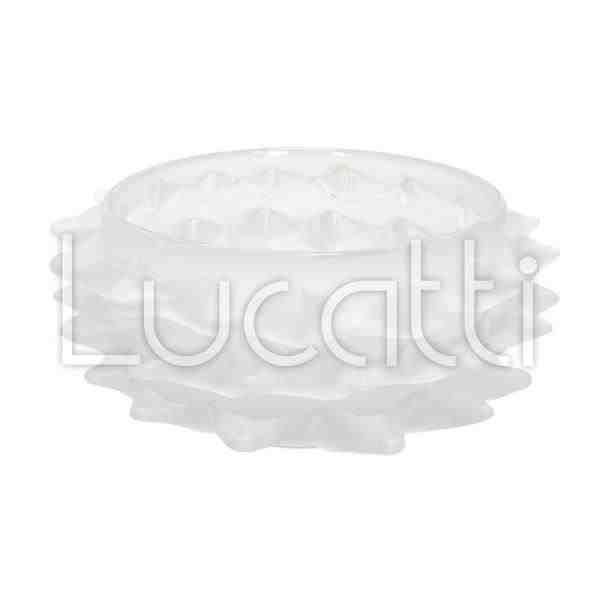VASO VIDRO BRANCO FOSCO P