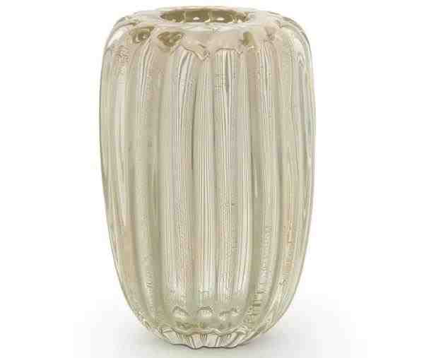 VASO G 489 CINZA 16 PASTEL C/ OURO