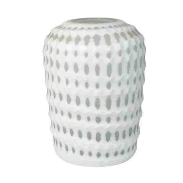VASO ALTO OVALADO RENDADO FOSCO
