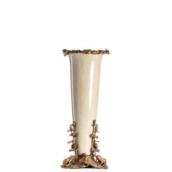 VASO ANTIQUE WHITE NIFEIA