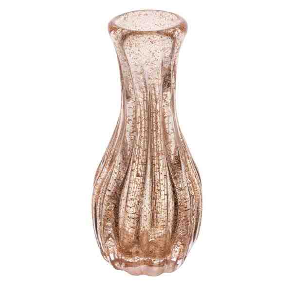 VASO VIDRO ITALY DOURA 9,5X20CM