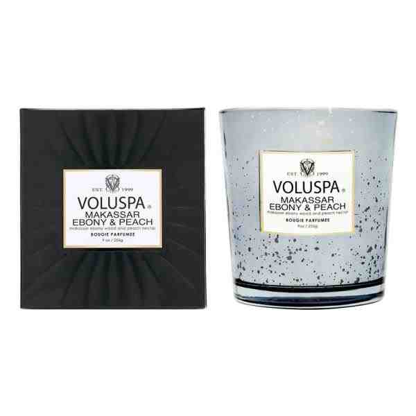 VELA COPO VIDRO CLASS 60H MAKASSAR EBONY E PEACH