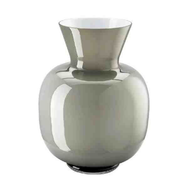 VASO VIDRO ROSENTHAL ANNA CINZA