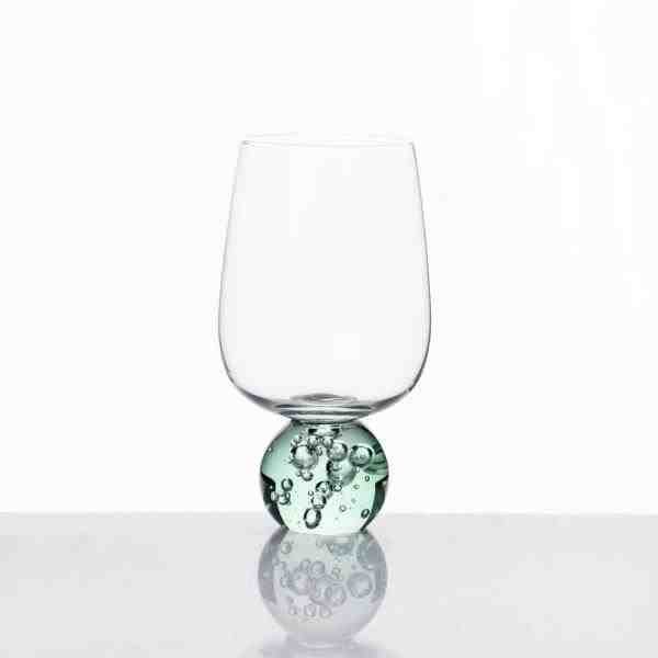 TAÇA TRANSPARENTE E VERDE 540 ML 6 PÇS