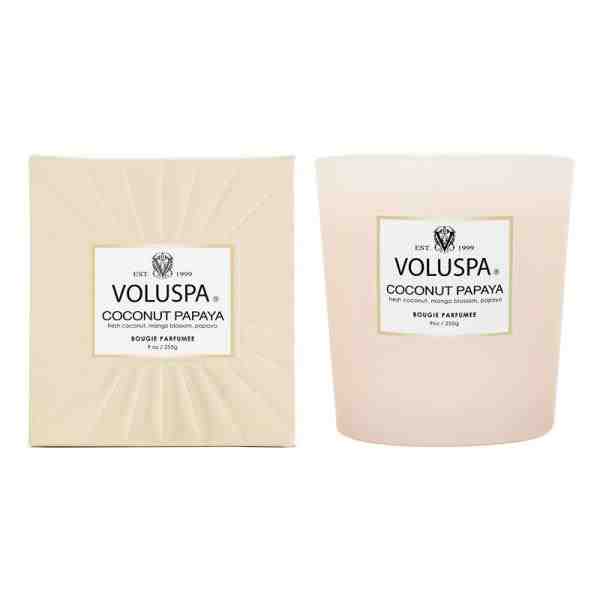 VELA COPO VIDRO CLASSICO 60H COCONUT PAPAYA
