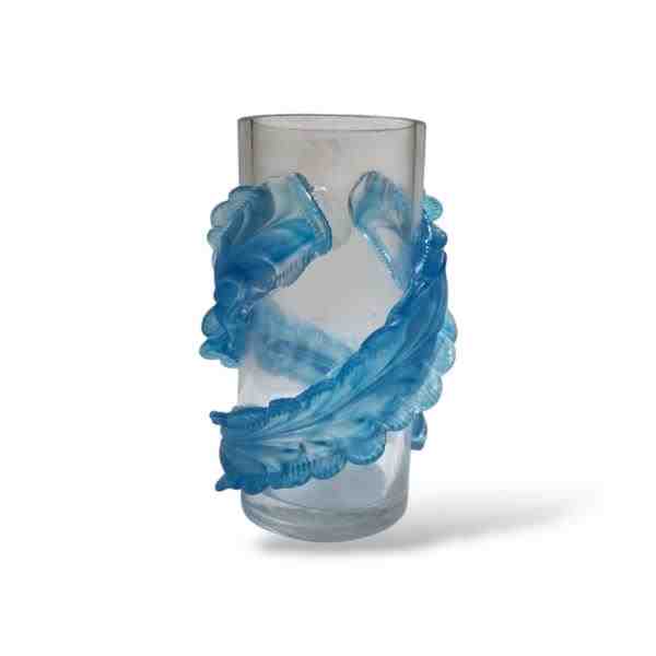 VASO AZURRE22 ESCULPIDO CRISTAL AMA 6-1661047