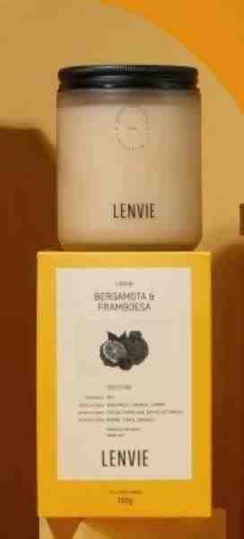 VELA PERFUMADA BERGAMOTA FRAMBOESA 190 GR