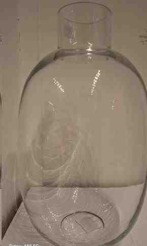 VASO DE VIDRO TRANSPARENTE H34 (FXD83H34)
