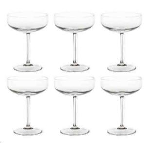 TAÇA DE CRISTAL MARIA ANTONIETA 255ML SELO PRATA JG C/6 - 104692