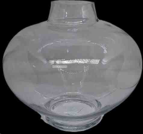 VASO DE VIDRO BOJUDO 30X30X26