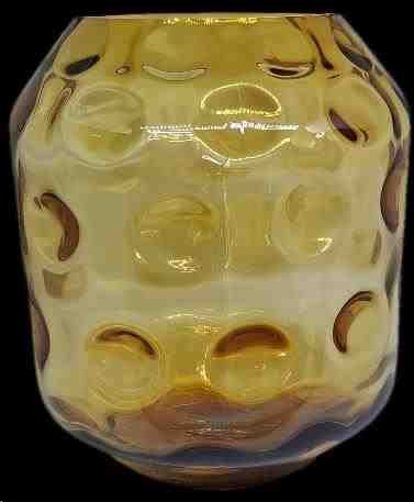VASO DE VIDRO AMBAR H29