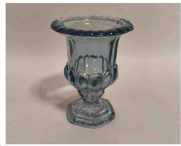 VASO VIDRO PEQUENO COM BASE HEXAGONAL – 700