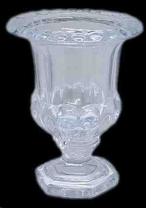 VASO VIDRO MEDIO COM BASE HEXAGONAL – 000