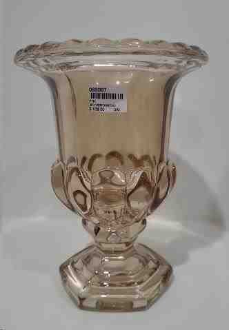 VASO VIDRO MEDIO COM BASE HEXAGONAL – 075 (24361075)