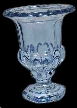 VASO VIDRO PEQUENO COM BASE HEXAGONAL 700